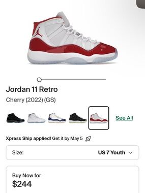 Jordan 11 Retro - White & Red